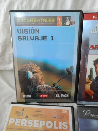 Lote 5 Películas y Documentales DVD