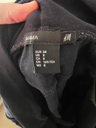 Pantalones premamá negros