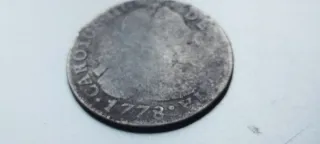 2 Reales 1778 Moneda Antigua
