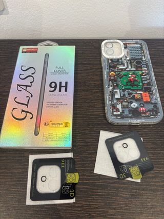 Protector pantalla y funda iPhone 11