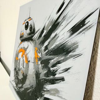 Lámina 3D en relieve – Diseño BB-8