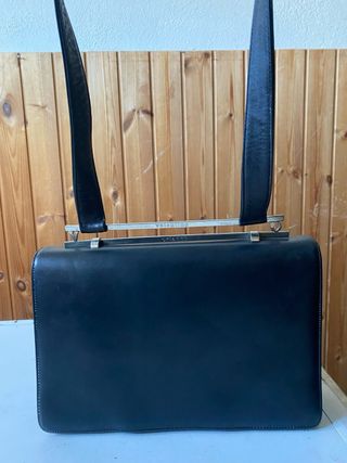 Borsa Valentino Orlandi vera pelle nera