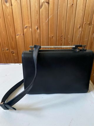 Borsa Valentino Orlandi vera pelle nera