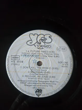 Vinilo Yes - Tormato
