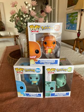 Pack Funko Pop! Pokémon Charmander, Squirtle, Bulb