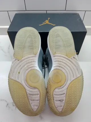 Zapatillas Jordan Grises y Blancas