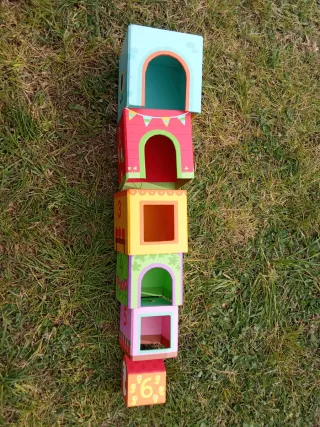 Set Cubi Cartone Animali Giocattolo