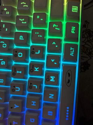 Teclado RGB Magegee TS91 Blanco