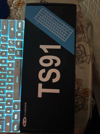 Teclado RGB Magegee TS91 Blanco