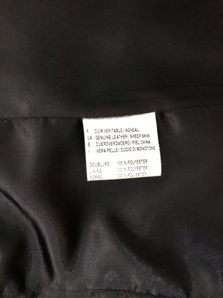 Chaqueta de piel mujer