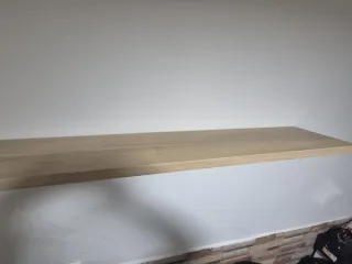 Estantería y mesa abatible blanca perfect