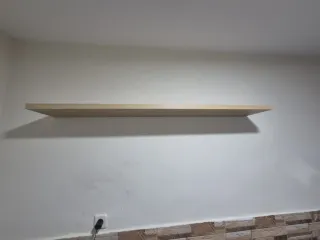 Estantería y mesa abatible blanca perfect