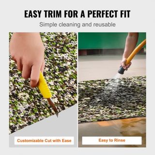 Suelo para Barcos, Cubierta de Espuma EVA 94.5" x 35.4", Suelo Autoadhesivo Antideslizante, Alfombra Marina de 23.2 pies cuadrados para Barcos, Yates, Pontones, Cubierta de Kayak