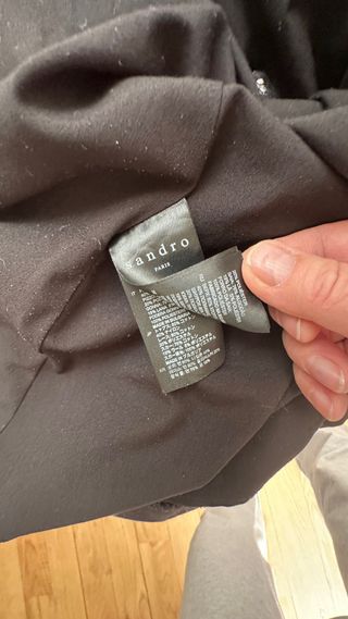 Vestido Sandro Paris Talla 1 Negro