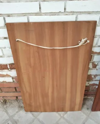 Espejo antiguo Vintage madera maciza Años 50/60