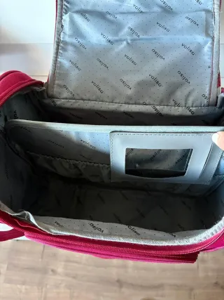 Neceser de viaje Vellsa rosa y gris