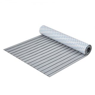 Suelo para Barcos, Cubierta de Espuma EVA 240 x 89.9 cm, Suelo Autoadhesivo Antideslizante, Alfombra Marina de 2.2 m² para Barcos, Yates, Pontones, Cubierta de Kayak
