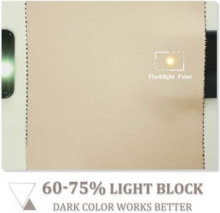 Cortinas Térmicas Beige Opacas