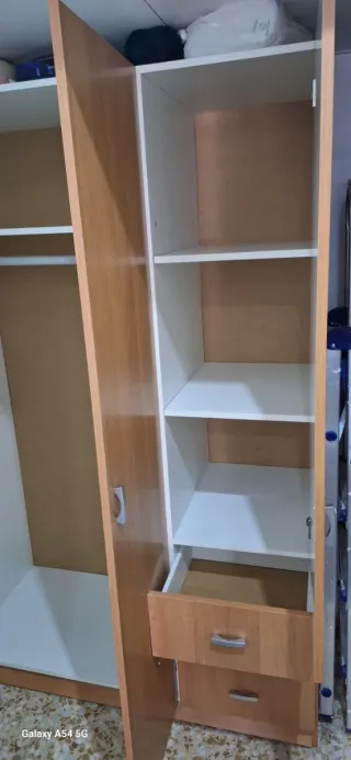 Armario Ropero 3 Puertas Madera