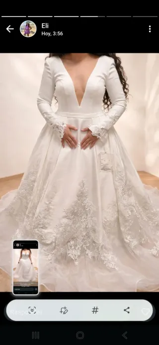 Abito da sposa bianco taglia unica