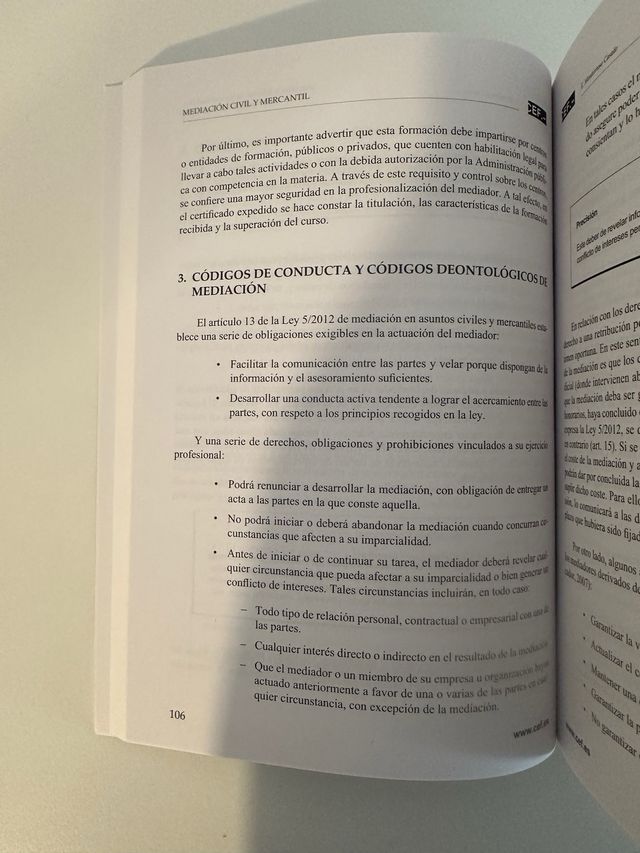 Mediación civil y mercantil