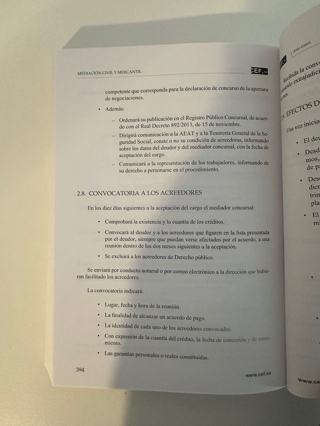 Mediación civil y mercantil