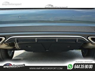 DIFUSOR TRASERO MERCEDES C W207 2012-2017 NEGRO BRILLO