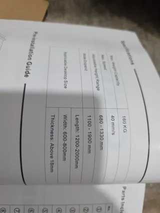 Patas Flexispot E7HB-EUV3 Elevables