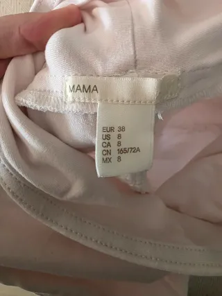 Pantalones premamá rosa pastel