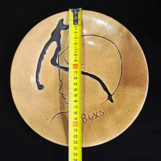 Pareja Platos Cerámica Artística BUXO