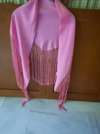 Mantoncillo Flamenco Rosa