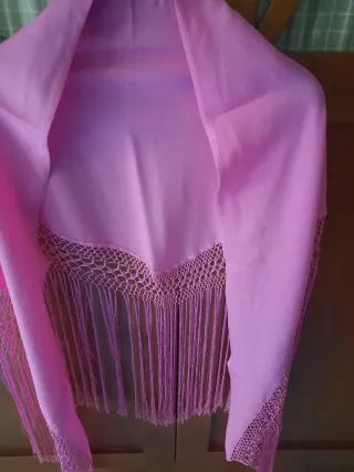Mantoncillo Flamenco Rosa