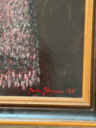 Óleo Original - Rey de las Velas - Jouko Järvinen