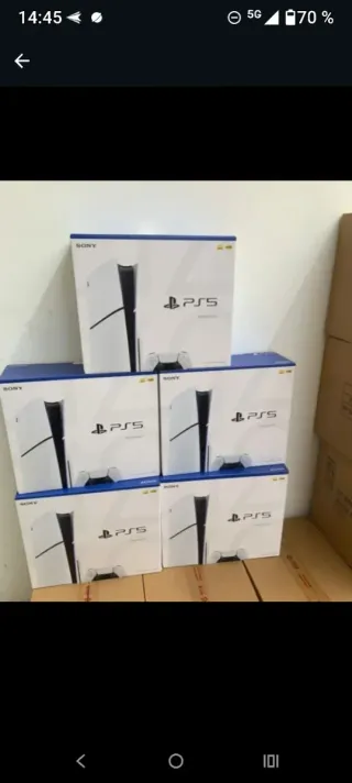 Consola Sony PS5 Blanca +  Mandos