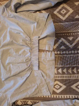 Camisa Stradivarius rayas azul