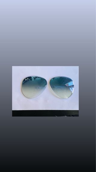Cristales Ray-Ban Aviador T.55 degradado azul