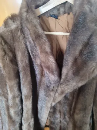 Visón vintage imitación piel - talla 52