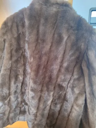 Visón vintage imitación piel - talla 52