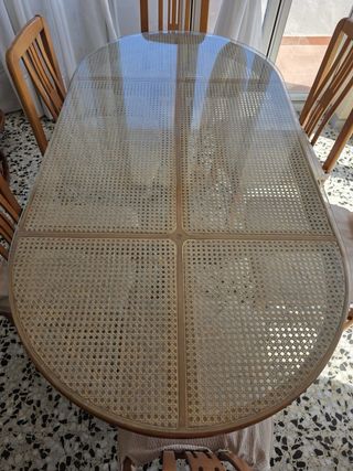 Mesa comedor cristal