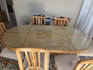 Mesa comedor cristal