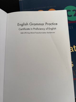 English Grammar Practice - Certificate in Profi...