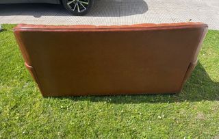 Divano Chesterfield 3 posti marrone vintage | inglese