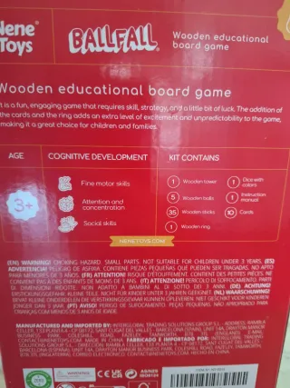 Juego de mesa Ballfall Nene Toys