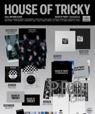 xikers - HOUSE OF TRICKY: Trial And Error (3er Mini Album) - Opción: Tricky - Negro