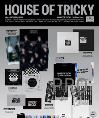 xikers - HOUSE OF TRICKY: Trial And Error (3er Mini Album) - Opción: Hicker - Plateado