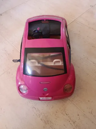 Coche Barbie Rosa VW Escarabajo