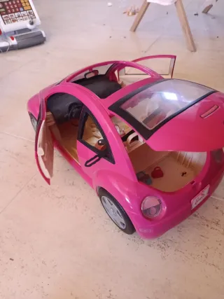 Coche Barbie Rosa VW Escarabajo