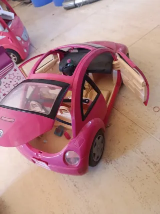 Coche Barbie Rosa VW Escarabajo