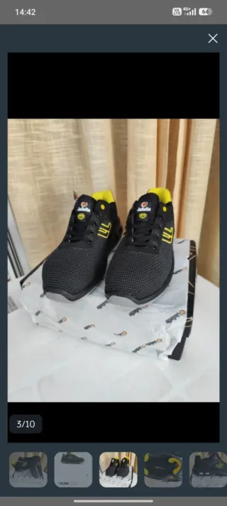 Zapatillas seguridad S3.    ¡¡ 130€ en tienda !!