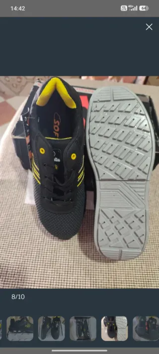 Zapatillas seguridad S3.    ¡¡ 130€ en tienda !!